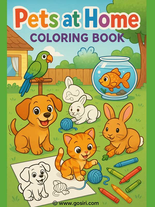  Pets at Home - Printable Coloring Book –